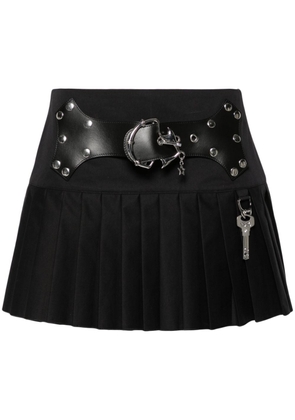 Chopova Lowena Wendron pleated mini skirt - Black