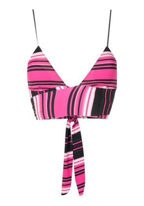 Clube Bossa Havel stripe-print bikini top - Multicolour