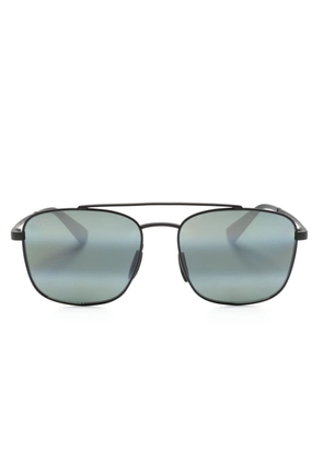 Maui Jim Pīwai pilot-frame sunglasses - Black