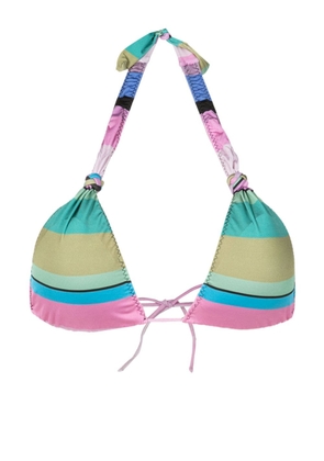 Clube Bossa Rings striped bikini top - Multicolour
