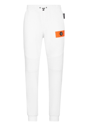 Plein Sport ribbed panelling track pants - White