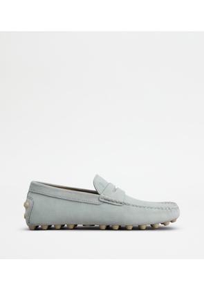 Tod's - Gommino Bubble in Suede, LIGHT BLUE, 10 - Shoes