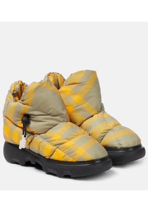 Burberry Burberry Check snow boots