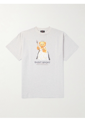 SAINT Mxxxxxx - Printed Cotton-Jersey T-Shirt - Men - Gray - S