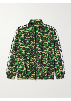 SAINT Mxxxxxx - BAPE® Camouflage-Print Twill Zip-Up Jacket - Men - Green - S
