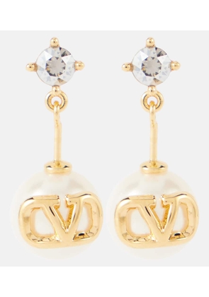 Valentino VLogo Signature faux pearl earrings