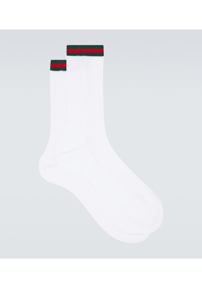 Gucci Web Stripe cotton-blend socks