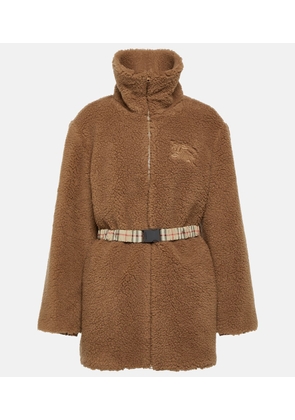 Burberry EKD wool-blend fleece jacket