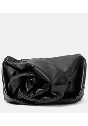 Burberry Rose leather clutch