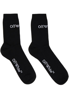 Off-White Black Small Logo Socks