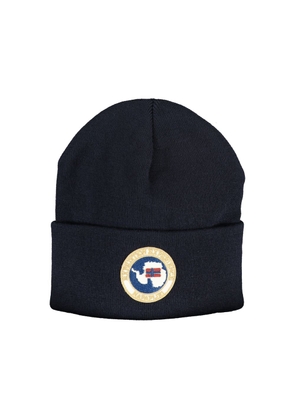 Napapijri Blue Acrylic Hats & Cap