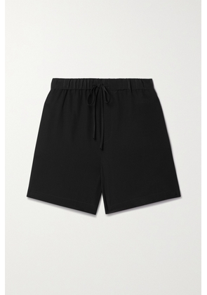 Nili Lotan - Frances Silk-crepe Shorts - Black - x small,small,medium,large,x large