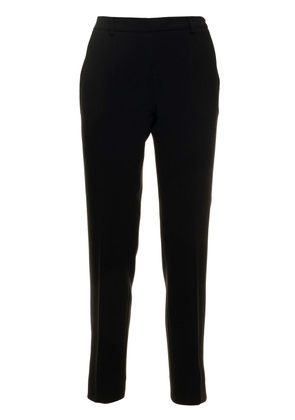 Alberto Biani Black Pants With Side Pockets In Stretch Fabric Woman