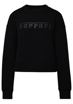 Ferrari Black Viscose Blend Sweatshirt