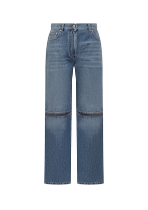 J.w. Anderson Cut-Out Bootcut Jeans