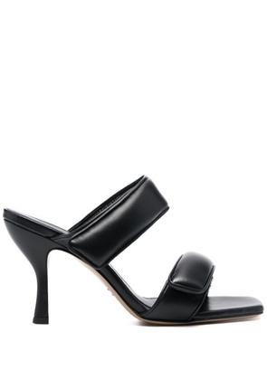 Gia Borghini Black Perni X Pernille Teisbaek Sandals In Leather Woman