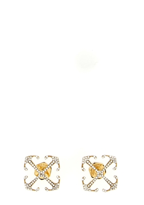 Off-White Mini Arrow Embellished Earrings