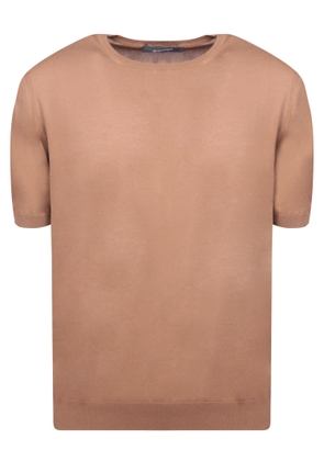 Tagliatore Short Sleeves Brown T-Shirt
