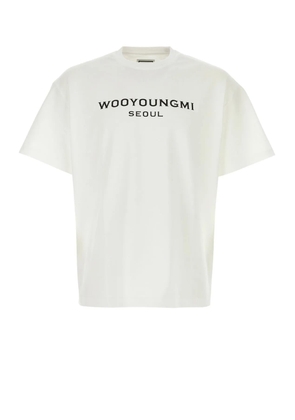 Wooyoungmi White Cotton T-Shirt