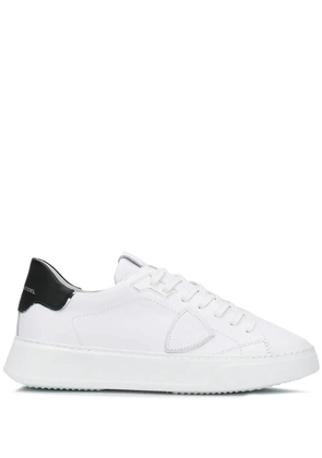 Philippe Model Temple Low Sneakers - White And Black