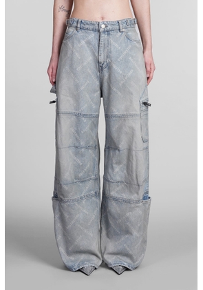 Balenciaga Jeans In Blue Cotton