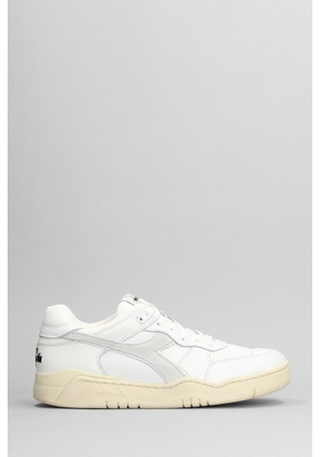 Diadora B.560 Used Sneakers In White Leather