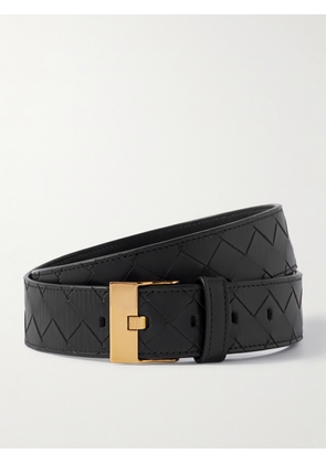 Bottega Veneta - Intrecciato Leather Belt - Black - 65,70,75,80,85,90