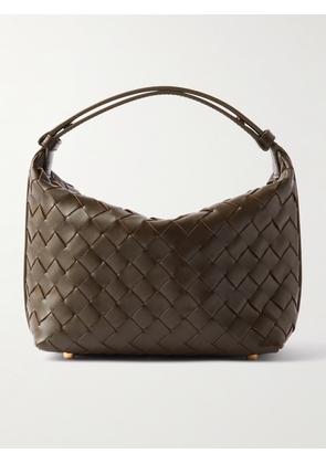 Bottega Veneta - Mini Wallace Intrecciato Leather Shoulder Bag - Green - One size