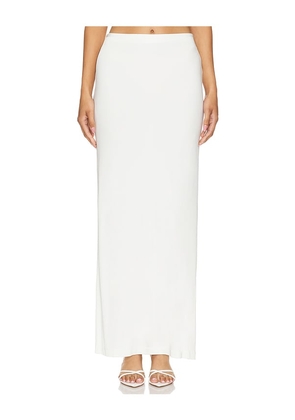 Helmut Lang Fluid Skirt in Ivory. Size M, S, XS.