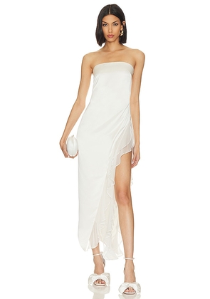 retrofete Lorelai Dress in White. Size L.