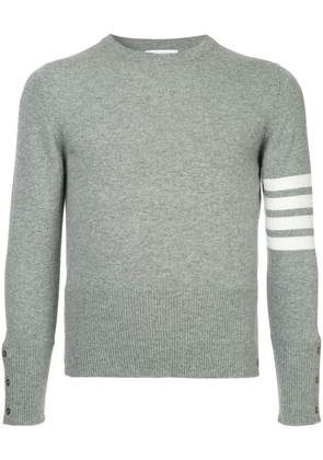 Thom Browne 4-Bar Cashmere Pullover - Grey