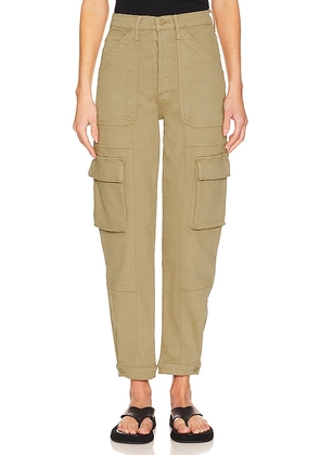 MOTHER The Curbside Cargo Flood in Beige. Size 25, 26, 27, 28, 29, 30, 31.