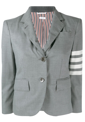 Thom Browne 4-Bar plain weave suiting jacket - Grey