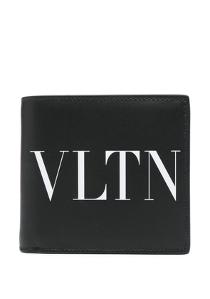 Valentino Garavani VLTN leather wallet - Black