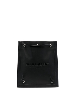 Saint Laurent Universite flat crossbody bag - Black