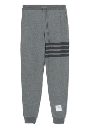 Thom Browne striped cotton track pants - Grey