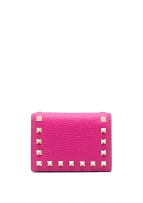 Valentino Garavani Rockstud compact wallet - Pink