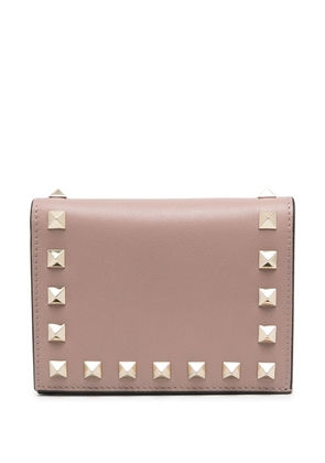 Valentino Garavani small Rockstud wallet - Pink