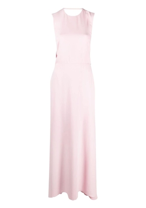 Valentino Garavani bow-embellished silk gown - Pink
