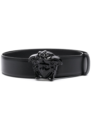 Versace Palazzo Medusa leather belt - Black