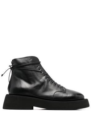 Marsèll zip-back leather ankle boots - Black