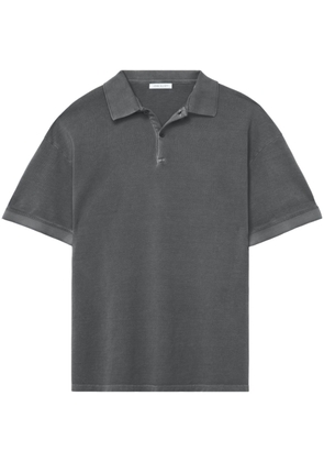 John Elliott washed cotton polo shirt - Grey