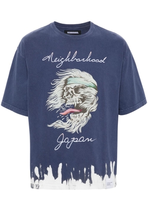 Neighborhood Savage graphic-print T-shirt - Blue