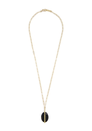 ISABEL MARANT gemstone-pendant chain necklace - Gold