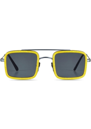 Vilebrequin Valentin square-frame sunglasses - Yellow