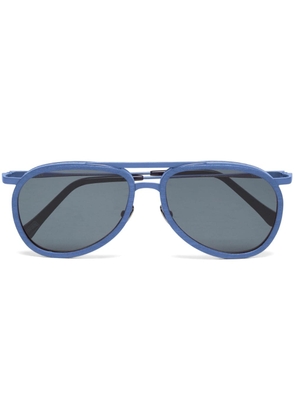Vilebrequin x Shelter aviator sunglasses - Blue