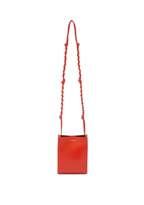 Jil Sander Tangle leather crossbody bag - Red