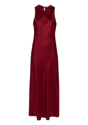 Asceno Valencia silk maxi dress - Red