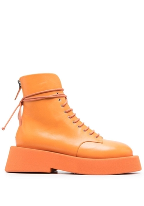 Marsèll ankle lace-up 55mm boots - Orange