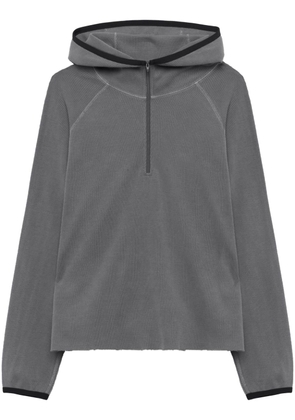 John Elliott Fleet Thermal cotton hoodie - Grey